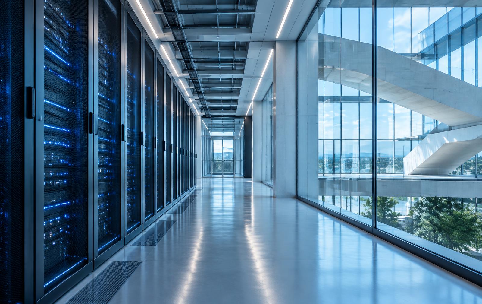 Concept preview of modern cloud infrastructure